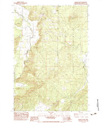 Quigley Butte 1983 topographic map thumbnail