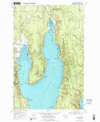 Quilcene 1953 topographic map preview