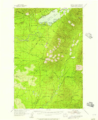 Quinault Lake 1955 topographic map thumbnail