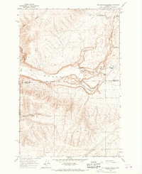Rattlesnake Springs 1966 topographic map thumbnail