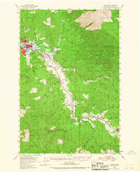 Raymond 1955 topographic map preview