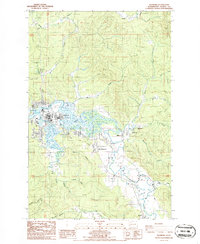 Raymond 1986 topographic map thumbnail