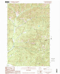 Red Top Mountain 1989 topographic map thumbnail