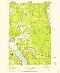 Redmond 1950 topographic map thumbnail