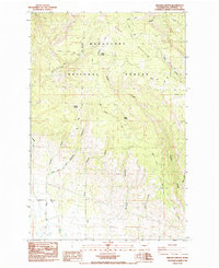 Reecer Canyon 1985 topographic map thumbnail