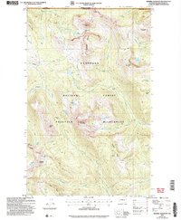Remmel Mountain 2002 topographic map thumbnail