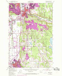 Renton 1949 topographic map thumbnail