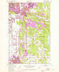 Renton 1949 topographic map thumbnail