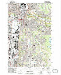 Renton 1949 topographic map thumbnail