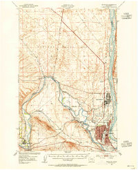 Richland 1951 topographic map thumbnail