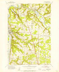 Ridgefield 1954 topographic map thumbnail