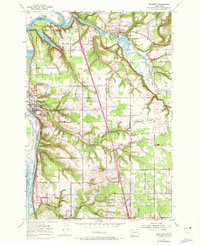 Ridgefield 1954 topographic map thumbnail