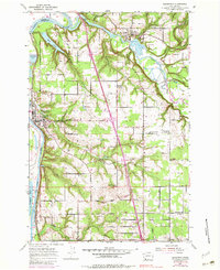 Ridgefield 1954 topographic map thumbnail