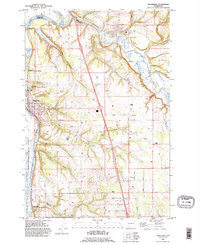 Ridgefield 1990 topographic map thumbnail