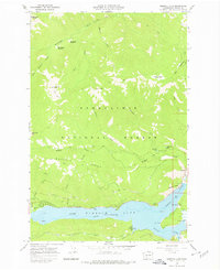 Rimrock Lake 1967 topographic map thumbnail