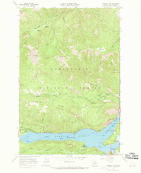 Rimrock Lake 1967 topographic map thumbnail