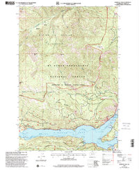 Rimrock Lake 2000 topographic map thumbnail