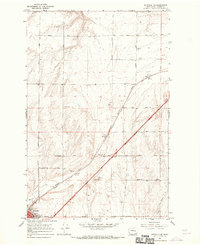 Ritzville NE 1967 topographic map thumbnail