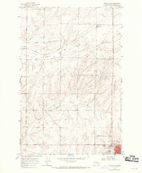 Ritzville NW 1967 topographic map thumbnail
