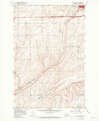 Ritzville SW 1967 topographic map thumbnail