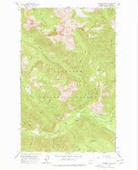 Robinson Mtn. 1963 topographic map thumbnail