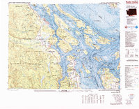 Roche Harbor 1981 topographic map thumbnail