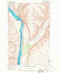Rock Island Dam 1966 topographic map thumbnail