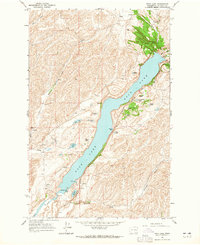 Rock Lake 1964 topographic map thumbnail