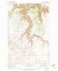 Rocklyn 1969 topographic map preview