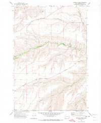 Rockpile Creek 1971 topographic map thumbnail