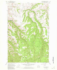 Rose Springs 1967 topographic map thumbnail