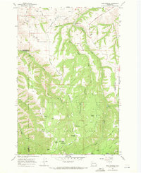 Rose Springs 1967 topographic map thumbnail