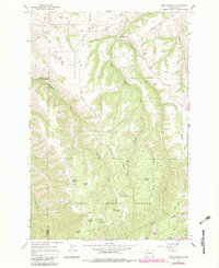 Rose Springs 1967 topographic map thumbnail