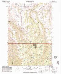 Rose Springs 1995 topographic map thumbnail