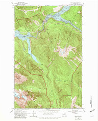 Ross Dam 1963 topographic map thumbnail