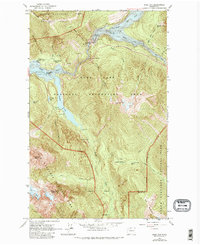Ross Dam 1963 topographic map thumbnail