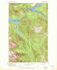 Ross Dam 1963 topographic map thumbnail