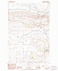 Royal City 1986 topographic map thumbnail