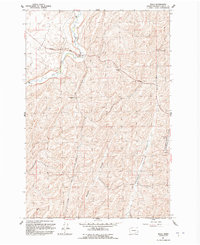 Rulo 1991 topographic map thumbnail