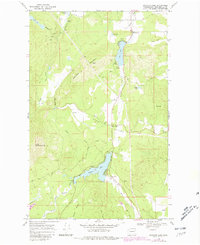 Sacheen Lake 1968 topographic map thumbnail