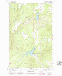 Sacheen Lake 1968 topographic map thumbnail