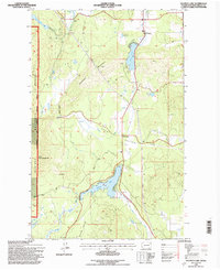 Sacheen Lake 1992 topographic map thumbnail