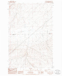 Sagebrush Flat 1985 topographic map thumbnail