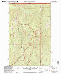 Salmo Mountain 1996 topographic map thumbnail