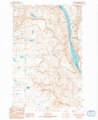 Sanderson Creek 1989 topographic map thumbnail