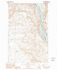 Sanderson Creek 1989 topographic map thumbnail