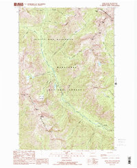 Saska Peak 1988 topographic map thumbnail