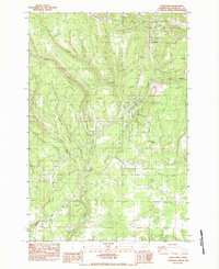 Satus Pass 1983 topographic map thumbnail