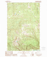 Sauk Mountain 1989 topographic map thumbnail