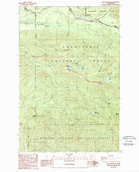 Sawtooth Ridge 1989 topographic map thumbnail